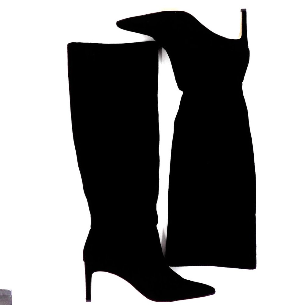 BCBGeneration  Black Marlo Knee High Boots Size- 9M
